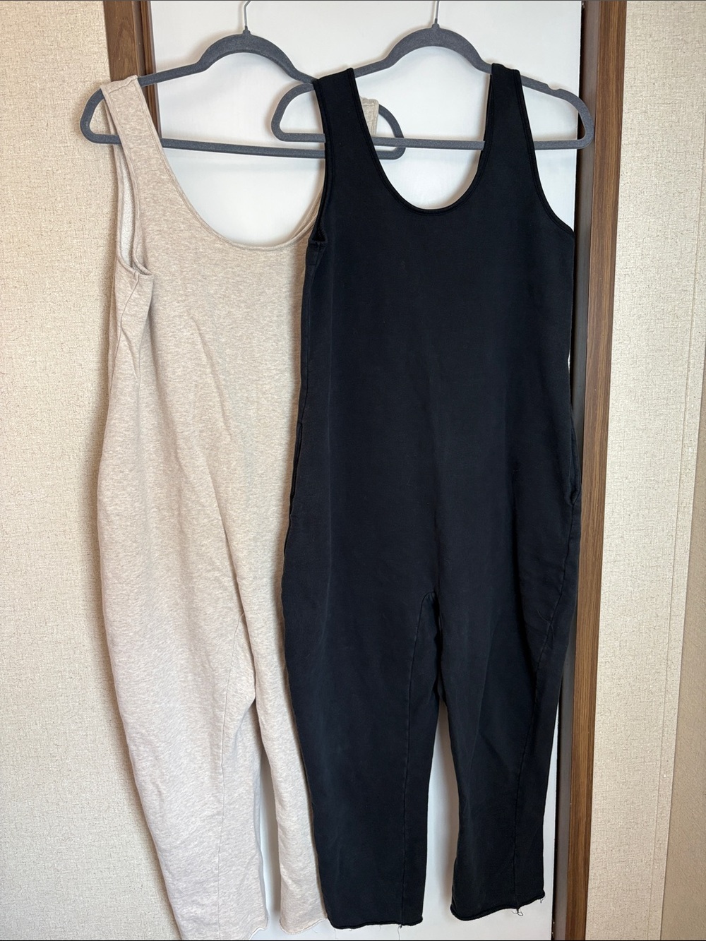 Jackson Rowe Romper Jumpsuit Bundle 2 Piece Black Oatmeal M Travel Lagenlook